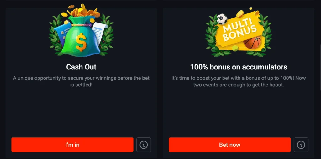 many bonuses at Pinup Kenya